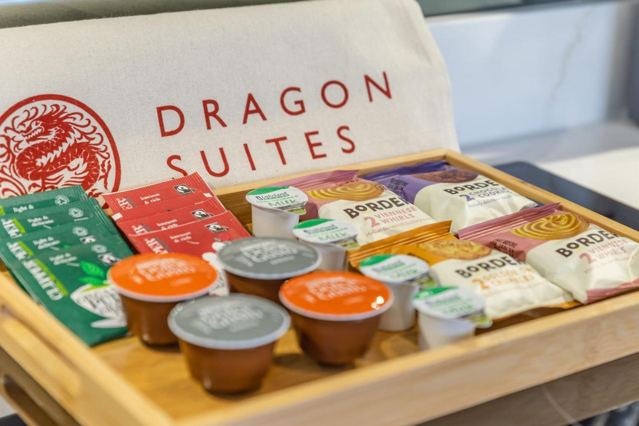 Dragon Suites - Ladon Suite - 2 Bed City Centre Luxury Apartment Edinburg Exteriör bild